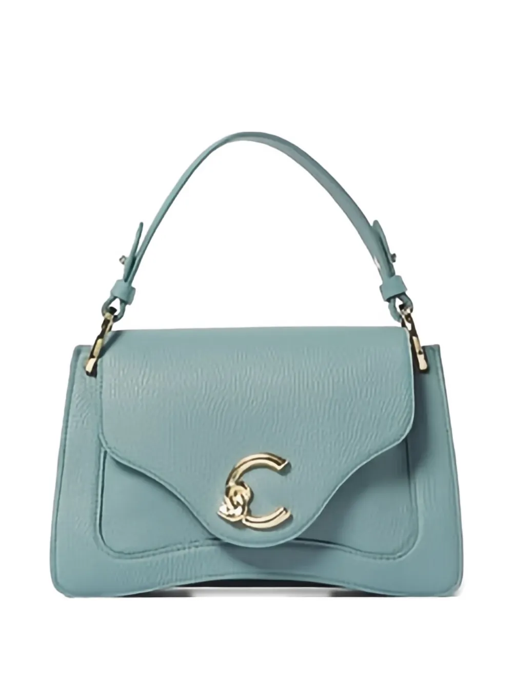 

Малая сумка-тоут C-Me с клапаном и логотипом Coccinelle, синий