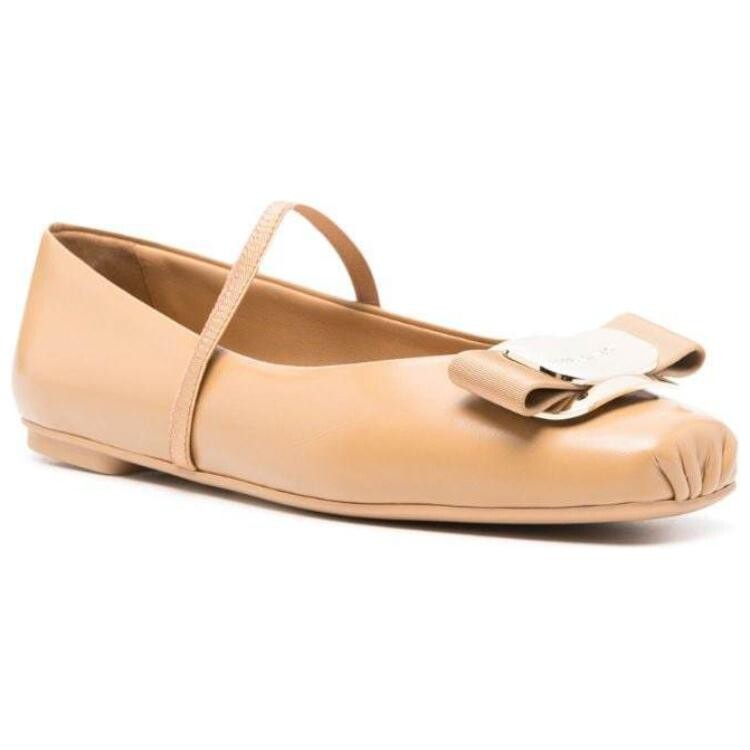 Женская повседневная обувь бежевого цвета Ferragamo — фото 4