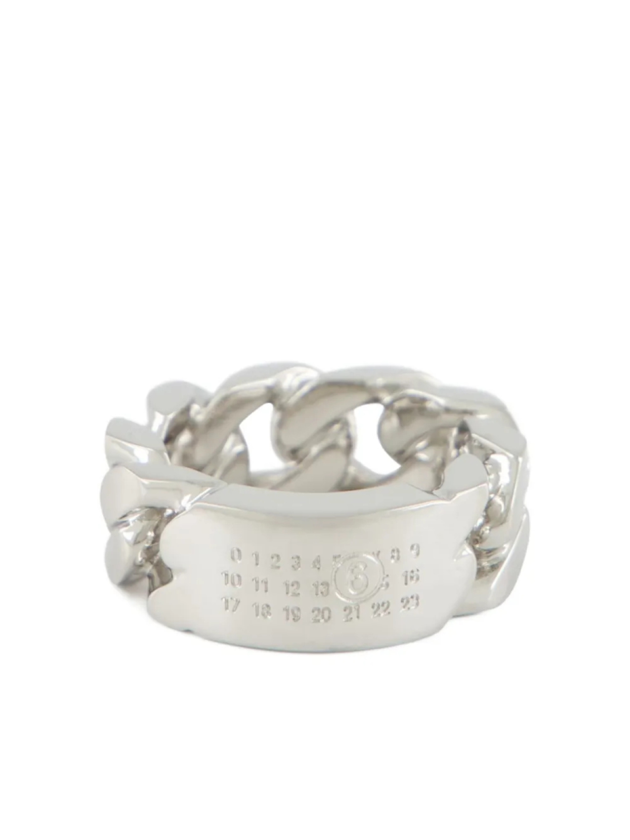 

MM6 Maison Margiela кольцо Minimal, серебряный