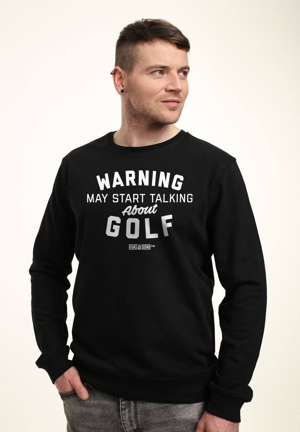 

Толстовка DUKE SONS TALKING ABOUT GOLF Henry Tiger, черный