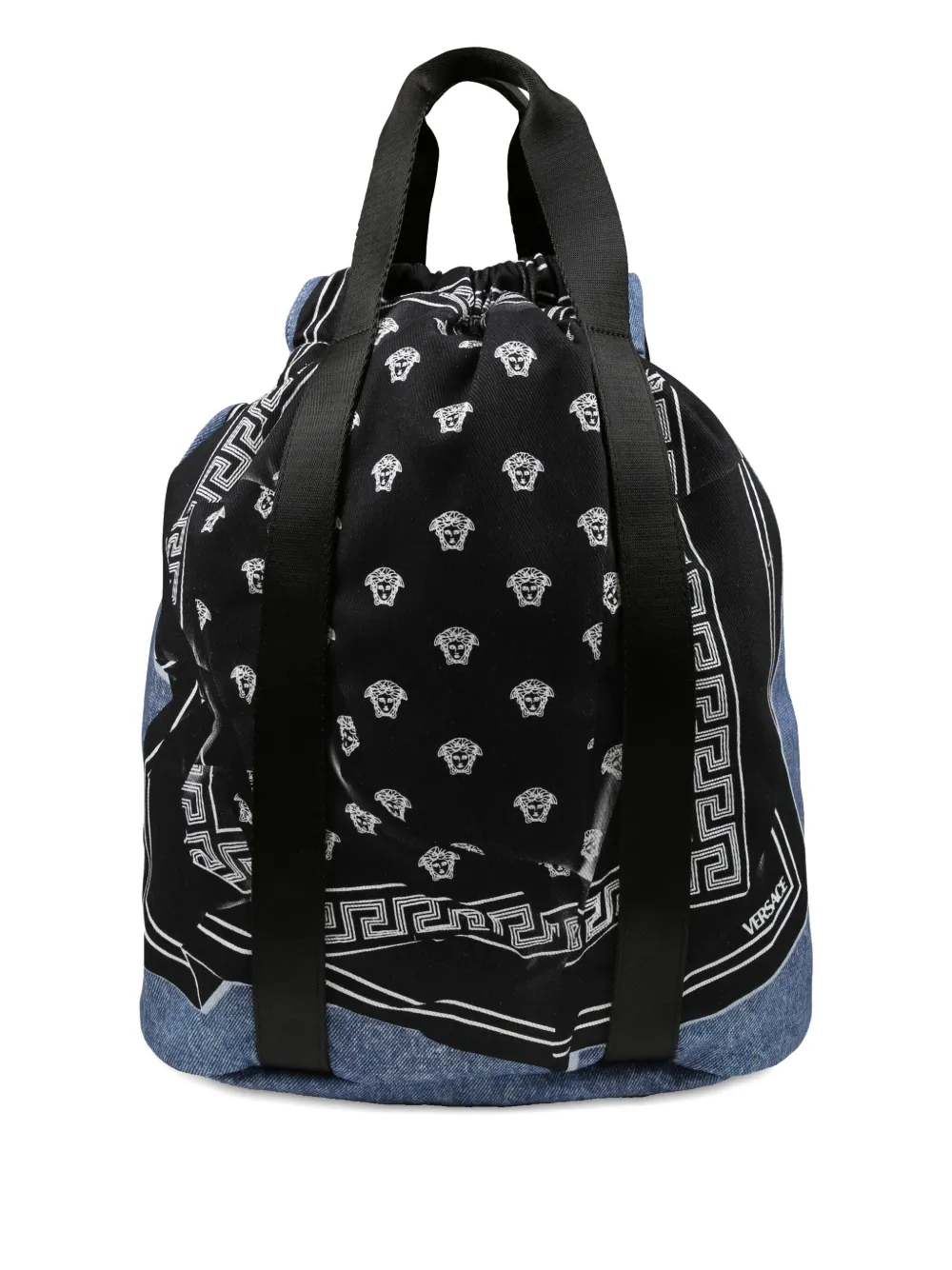 

Рюкзак с узором Medusa Versace Kids, черный