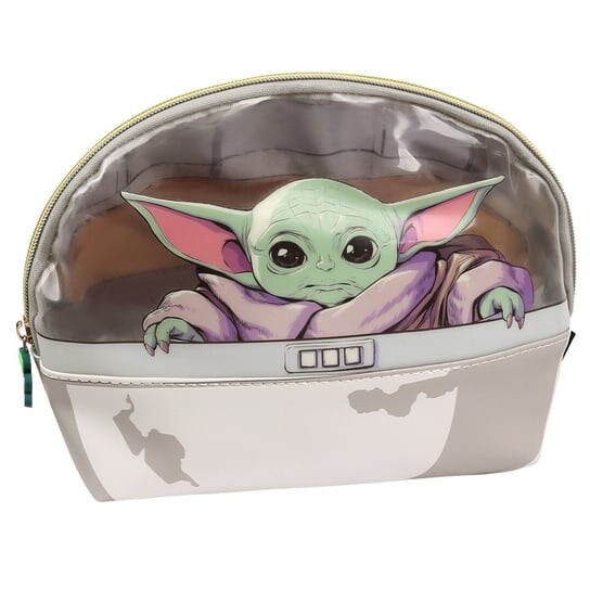 

Вместительная косметичка бежевого цвета. Star Wars Baby Yoda —, sarcia.eu