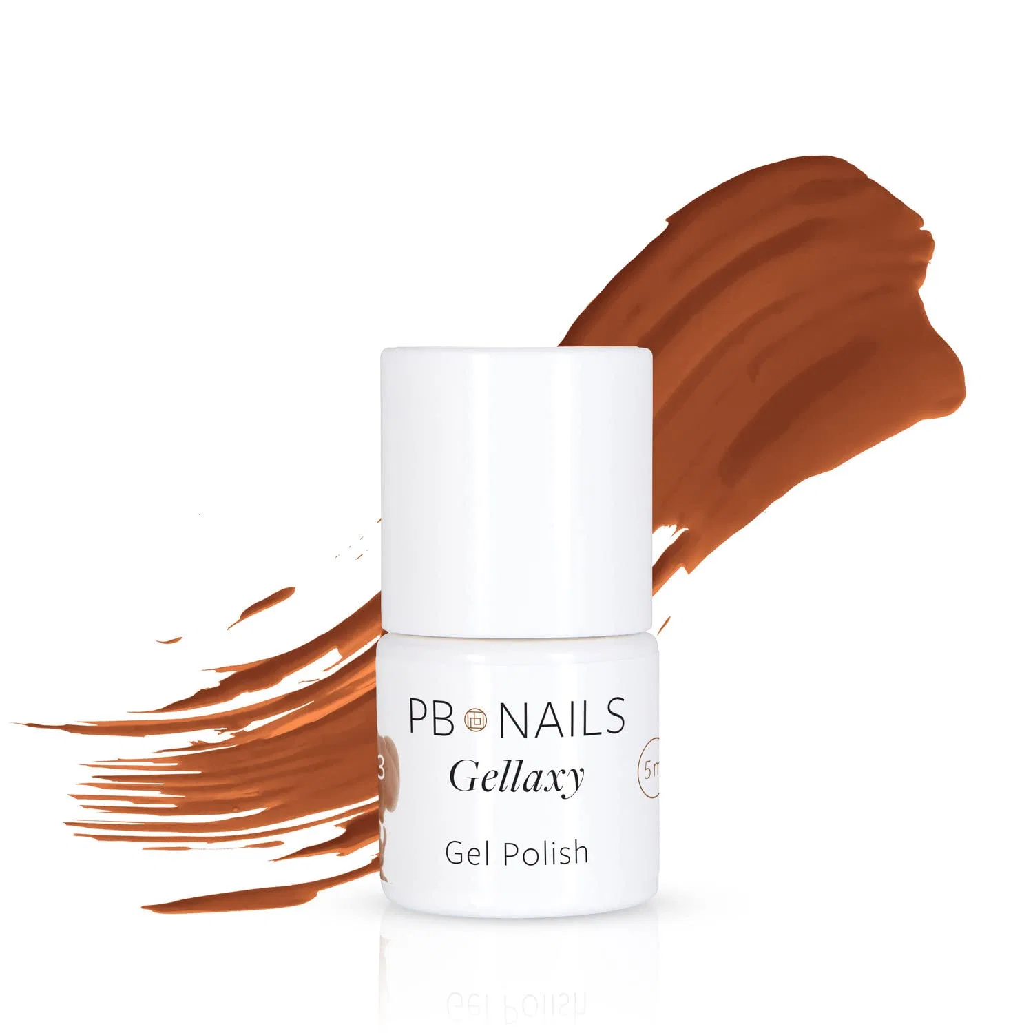 Гибридный лак для ногтей GE223 Shame Game Orange Hybrid Varnish Pb Nails
