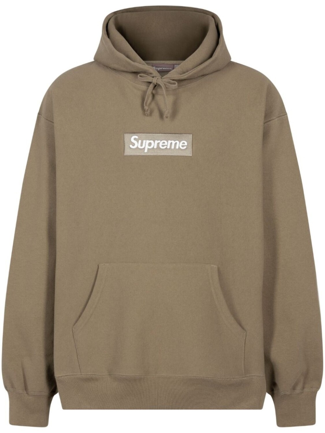

Supreme худи с логотипом, нейтральный цвет