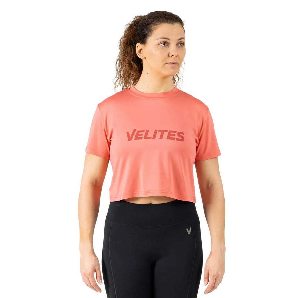 

Футболка с коротким рукавом спортивная Velites Crop Holo, оранжевый