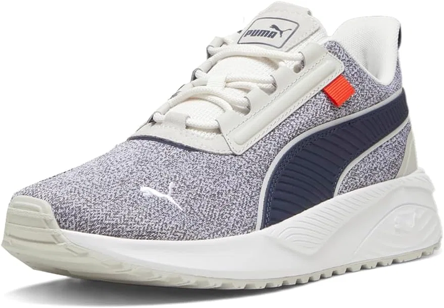 Мужские кроссовки PUMA Pacer 23 Street Shoes Trainers, Cool Light Gray Club Navy Feather Gray Puma Red — фото 2