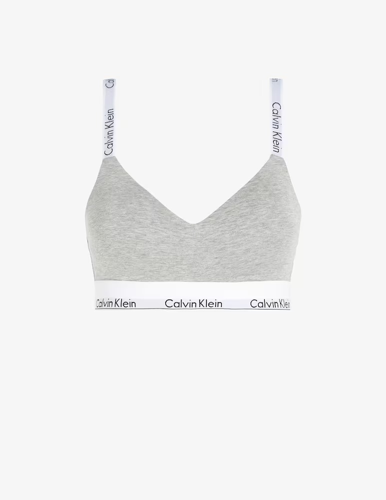 

Легкий бралетт на подкладке Calvin Klein, серый