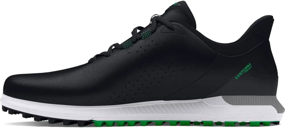 Мужские гольф-кроссовки Under Armour Drive Fade без шипов, черный/серый — фото 3
