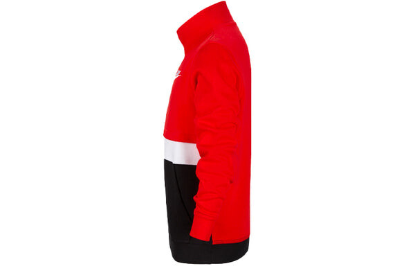 Толстовка Nike B Nike Sportswear Club HALF ZIP University Red, красный — фото 3