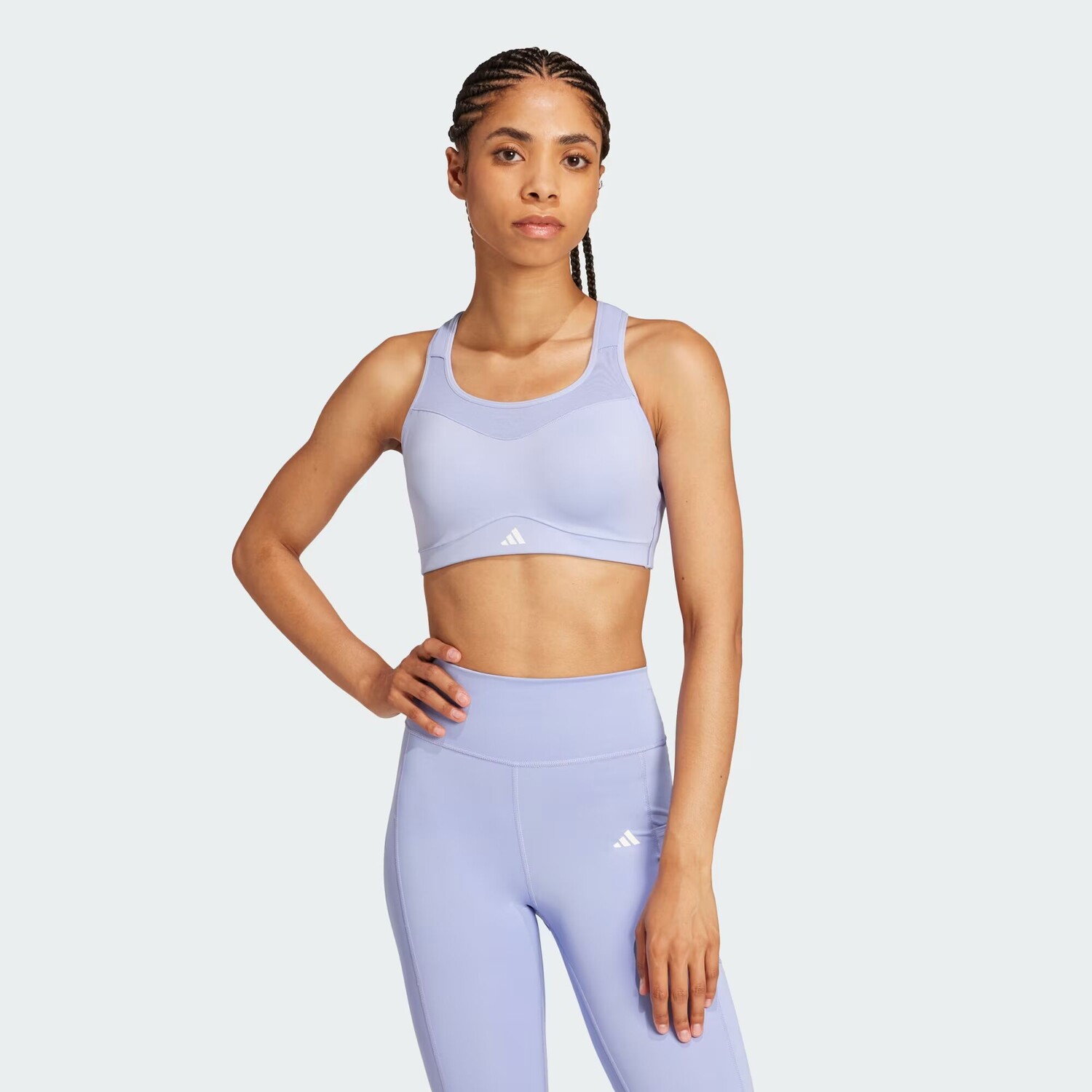 

Бюстгальтер с высокой поддержкой TLRD Impact Training Adidas, цвет Blue Spark