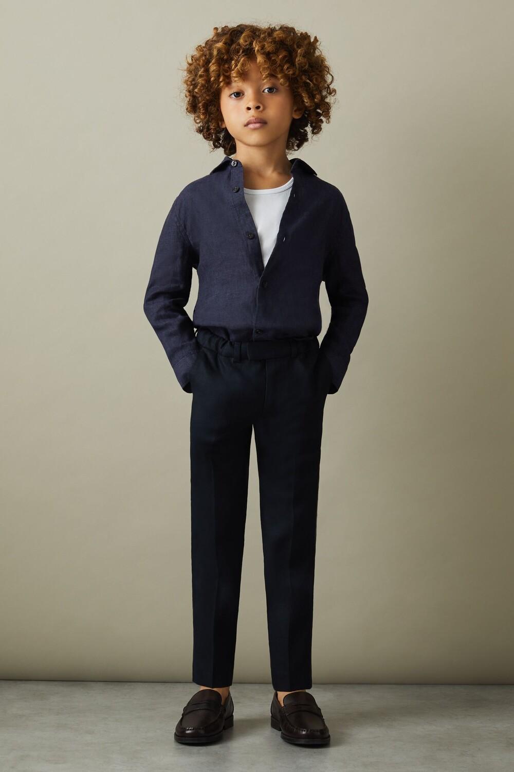 

Рубашка из льна Ruban Reiss, синий