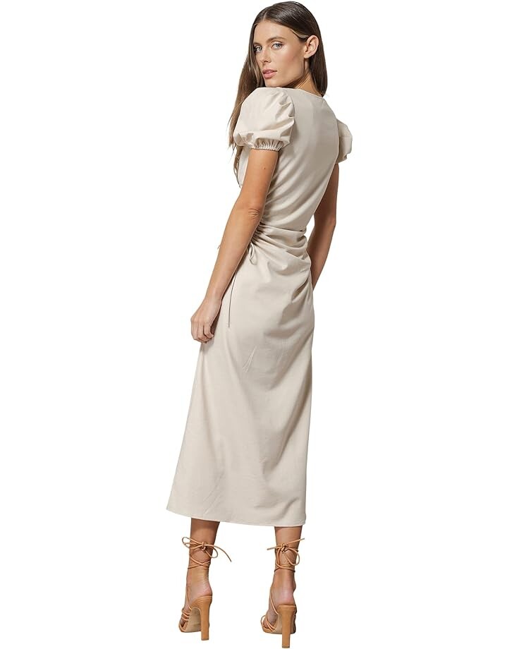 

Платье line and dot Celine Midi Dress, экрю