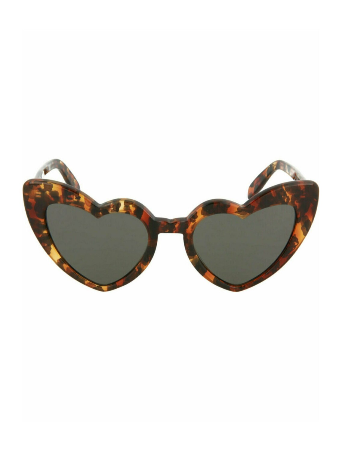 

Солнцезащитные очки в форме сердца из ацетата Saint Laurent, цвет Havana Havana Grey