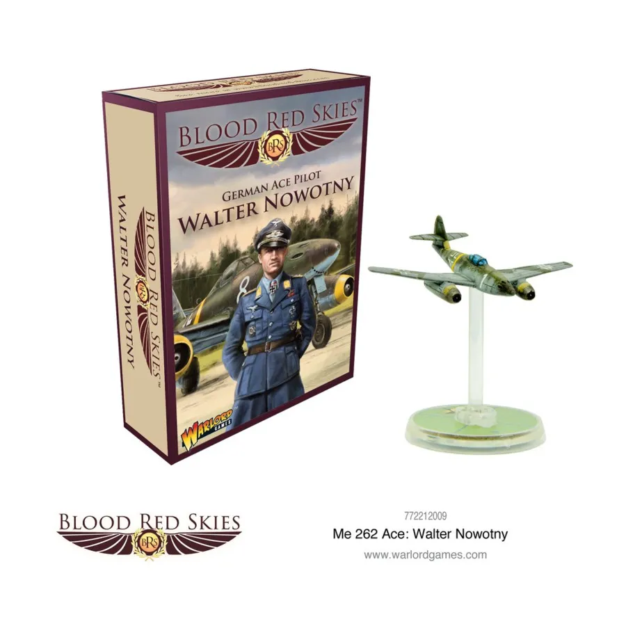

Messerschmitt Me 262 Ace - Вальтер Новотный, Blood Red Skies - Germany (1:200)