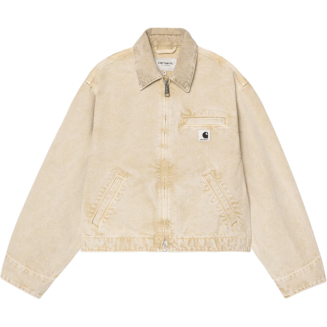 

Carhartt WIP Органическая хлопковая джинсовая куртка на молнии, Khaki