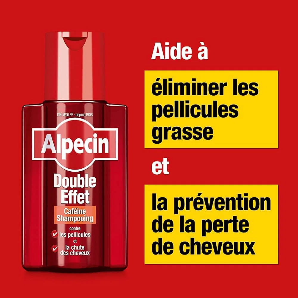 Набор Alpecin: кофеиновый шампунь «Double Effect» 200 мл + кофеиновый лосьон «Caffeine Liquid» 200 мл Alpecin — фото 2