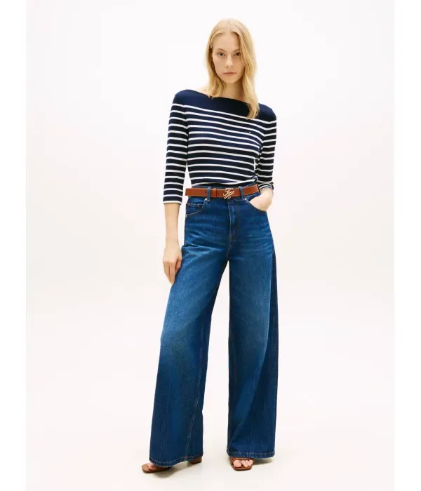 Новая блузка CODY slim fit Tommy Hilfiger, темно-синий — фото 2