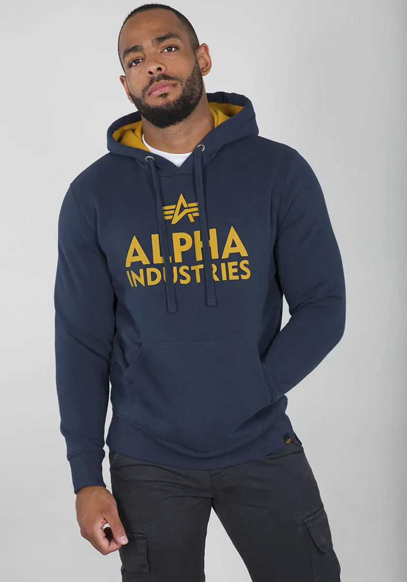 

Толстовка с капюшоном Alpha Industries, цвет New Navy