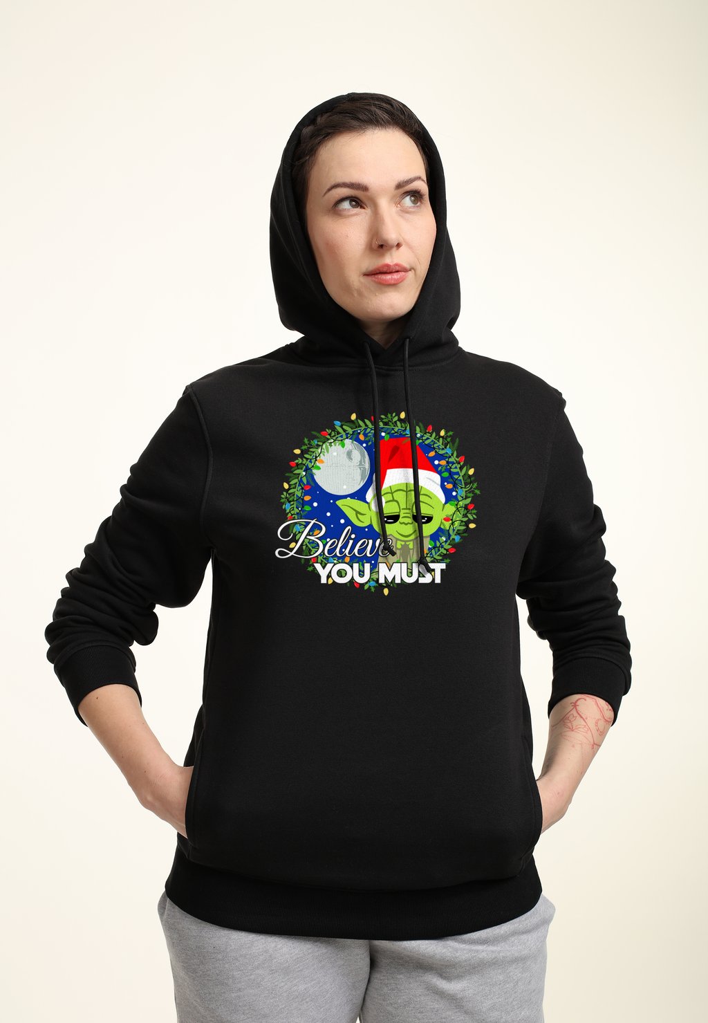

Толстовка с капюшоном STAR WARS CLASSIC BELIEVE YOU MUST Star Wars, черный