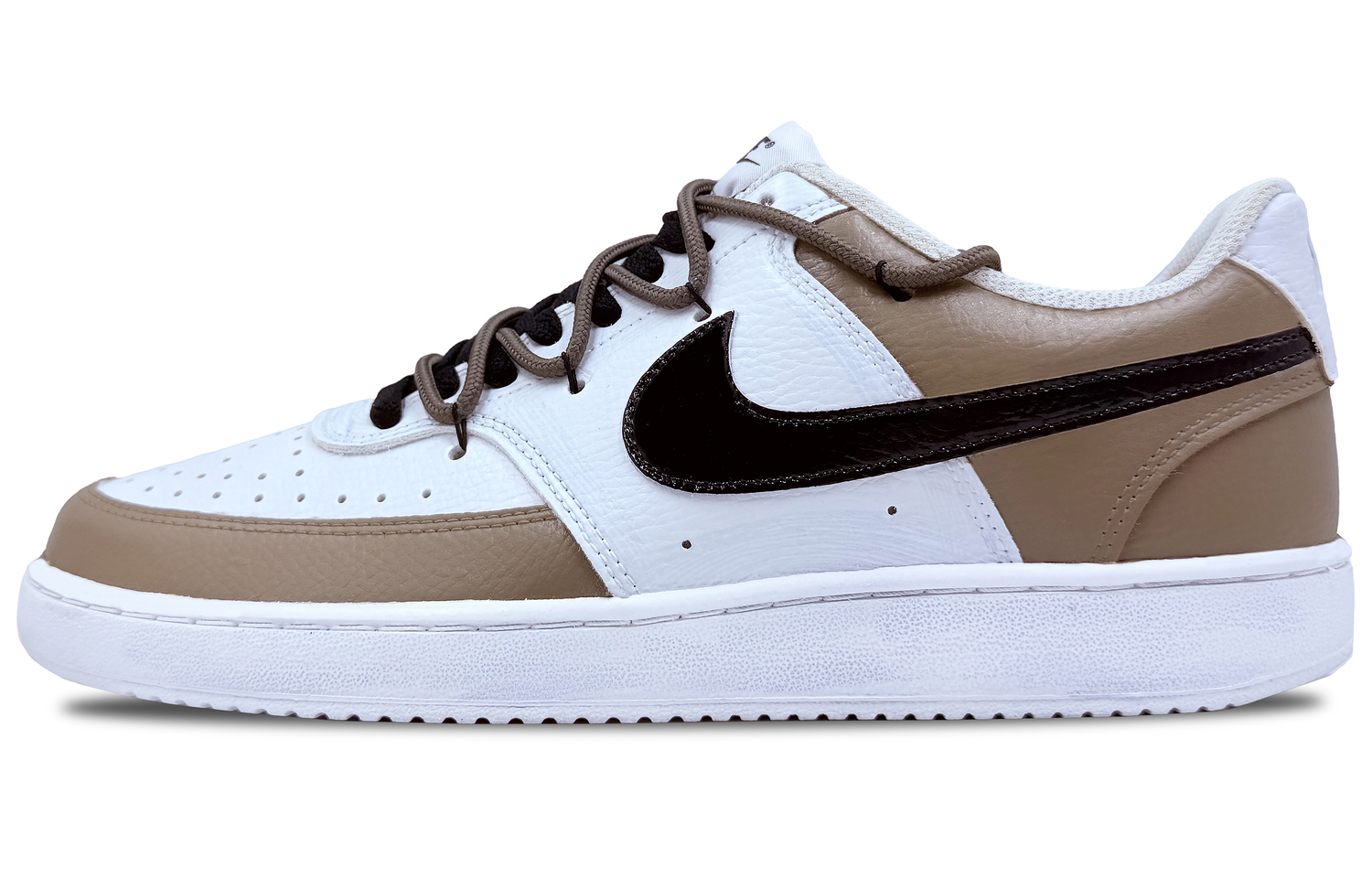 

Nike Баланс Лоу топ скейтборд обувь мужские хаки белый, цвет White