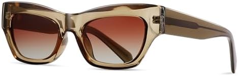 

Солнцезащитные очки в квадратной оправе, поляризованные, мужские, с защитой от УФ-излучения UV400, женские, модные, для женщин, из ацетата, унисекс MTZJH, Green Brown Frame