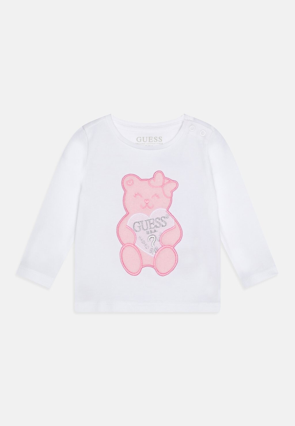 

Футболка с длинным рукавом Toddler Guess, цвет true white