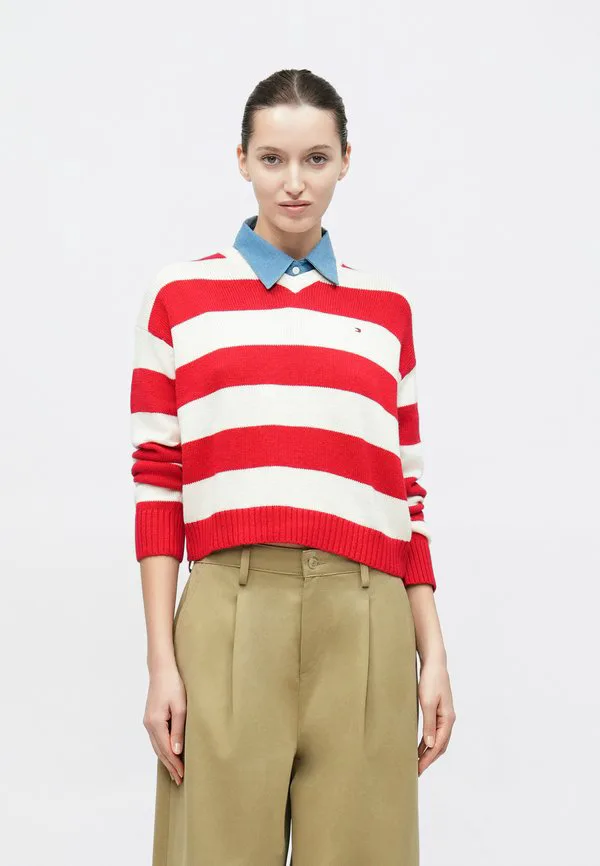 Регбийный свитер Tommy Hilfiger, Primary Red/Calico Rugby