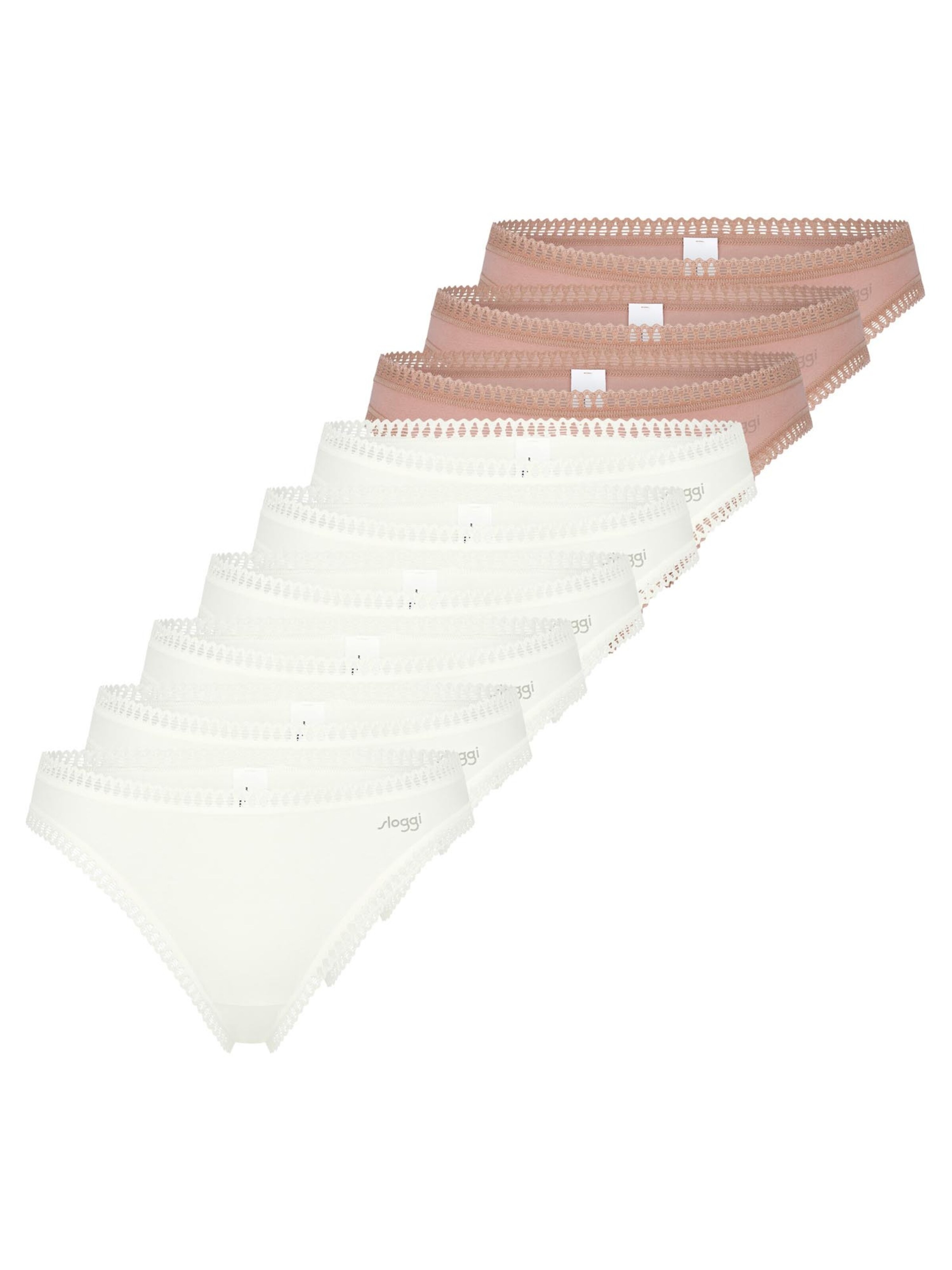 

SLOGGI Трусы-стринги 'GO Crush' в крапчатом бежевом цвете