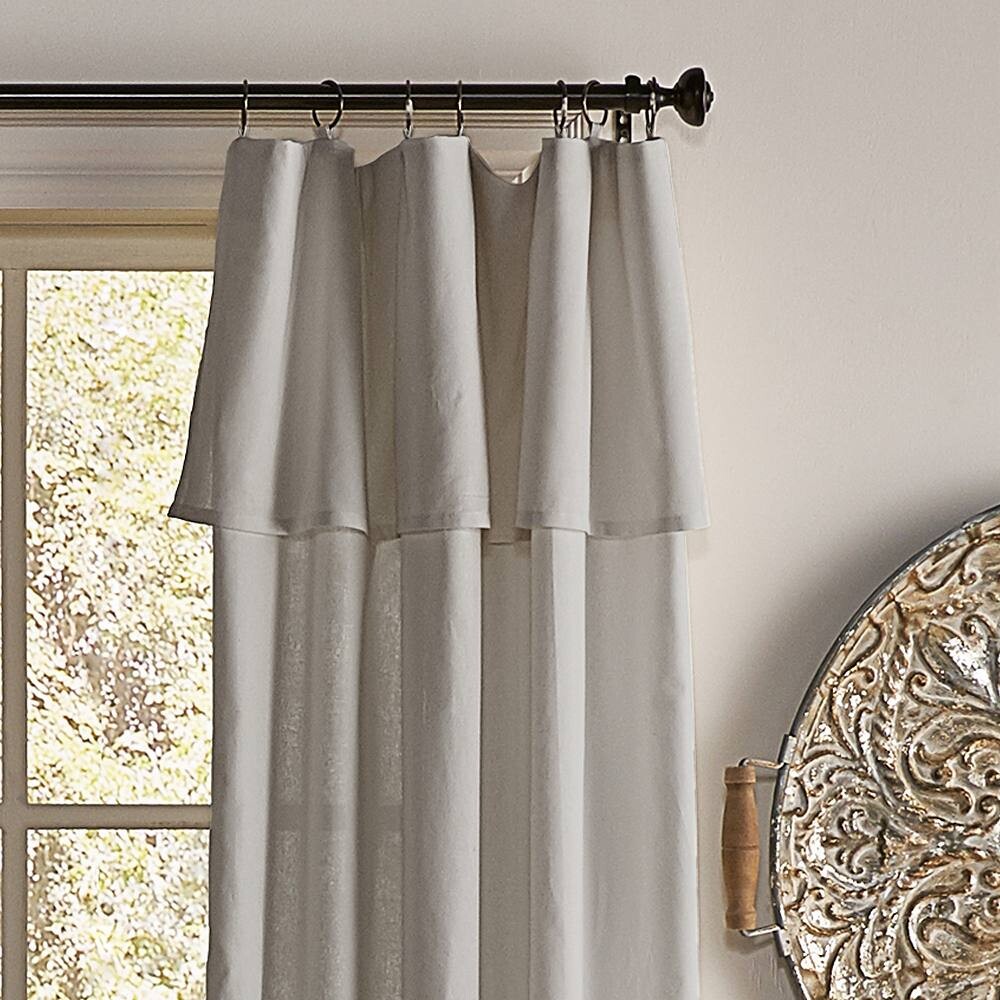 

Панель светофильтрующей занавески из коммерческой ткани Drop Cloth Mercantile, кремовый