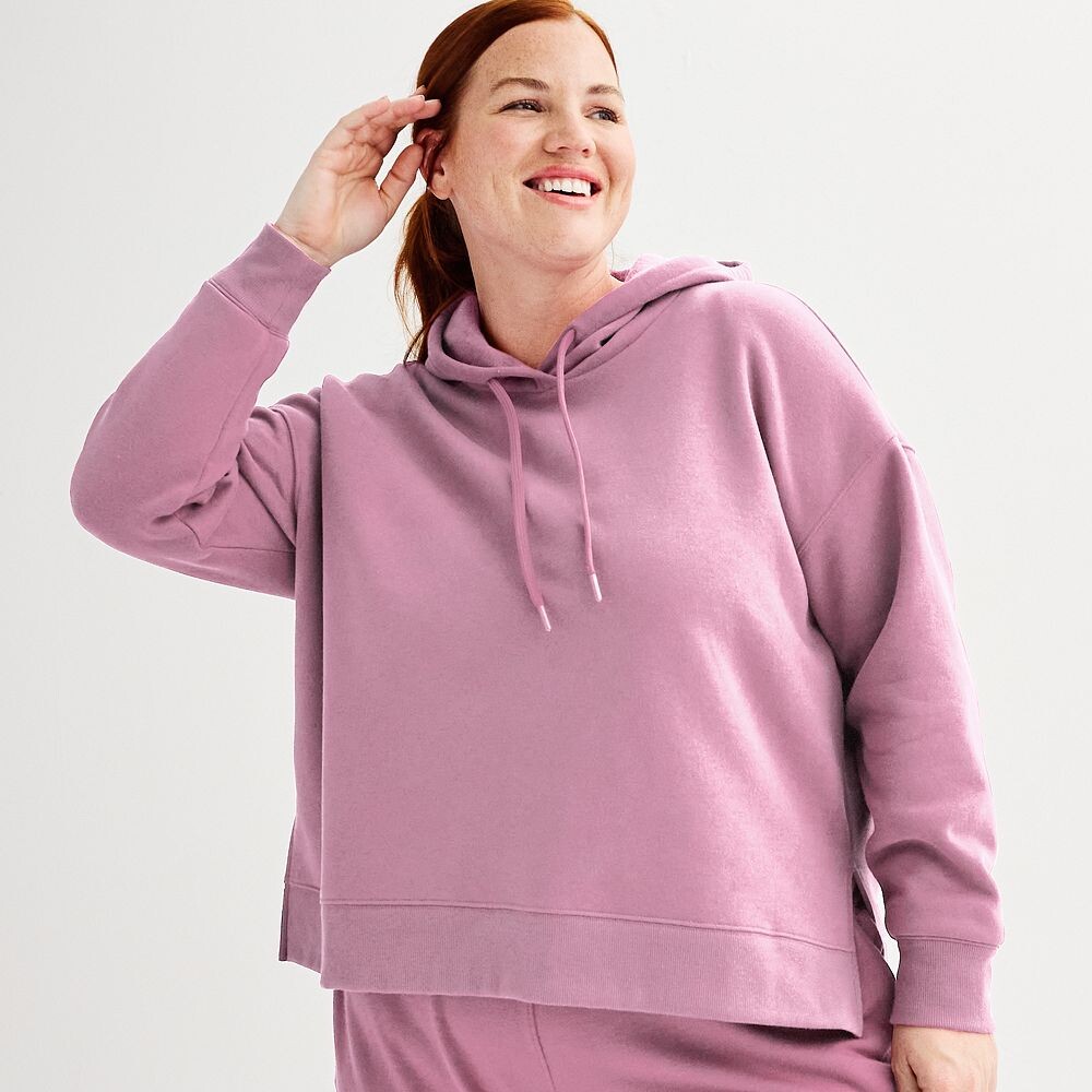 

Ультрамягкая флисовая толстовка Tek Gear больших размеров, цвет Maiti Mauve