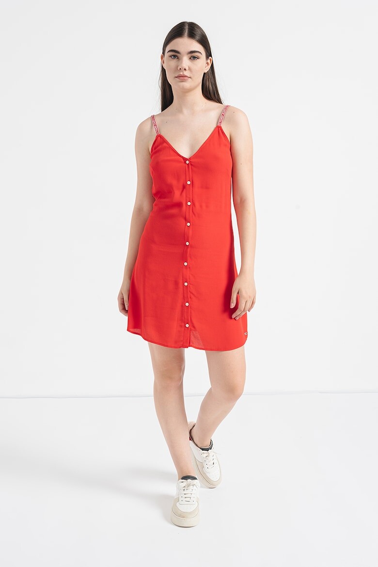 

Короткое платье с точкой Tommy Jeans, красный