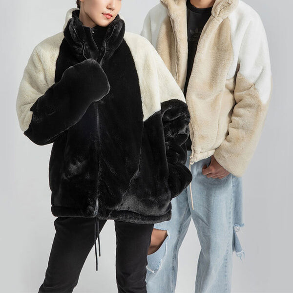 Куртка adidas originals Unisex Speed Fer Color Contrast Keep Warm Jacket Coat Black, черный — фото 3