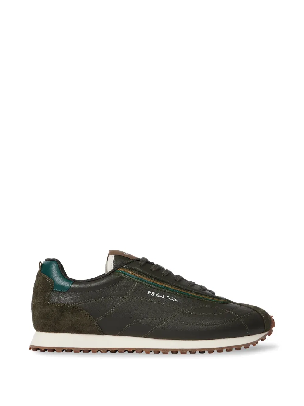 Кожаные кроссовки Haskell Ps Paul Smith, зеленый