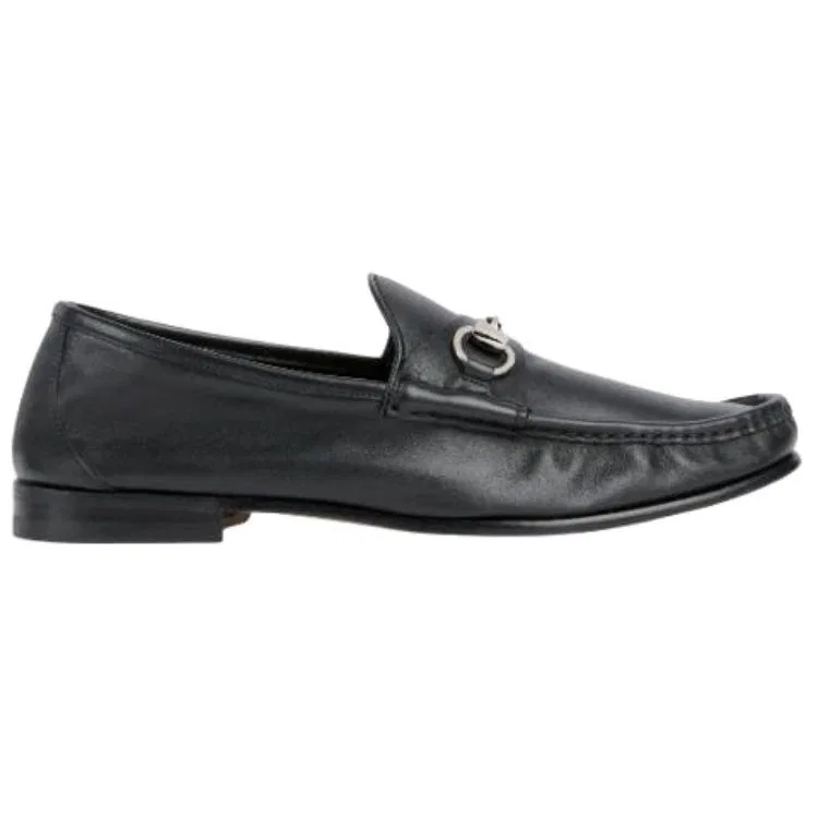 Casual кожаные туфли GUCCI Black — фото 3