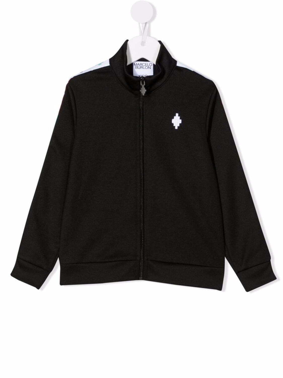 

Marcelo Burlon County Of Milan спортивная куртка с вышивкой Cross, черный