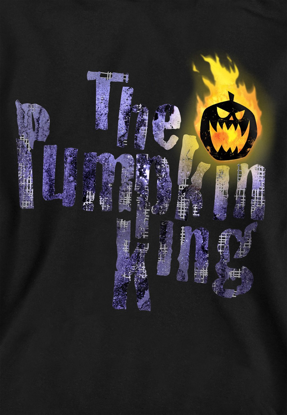 

Толстовка THE NIGHTMARE BEFORE CHRISTMAS THE PUMPKIN KING TEXT Disney, черный