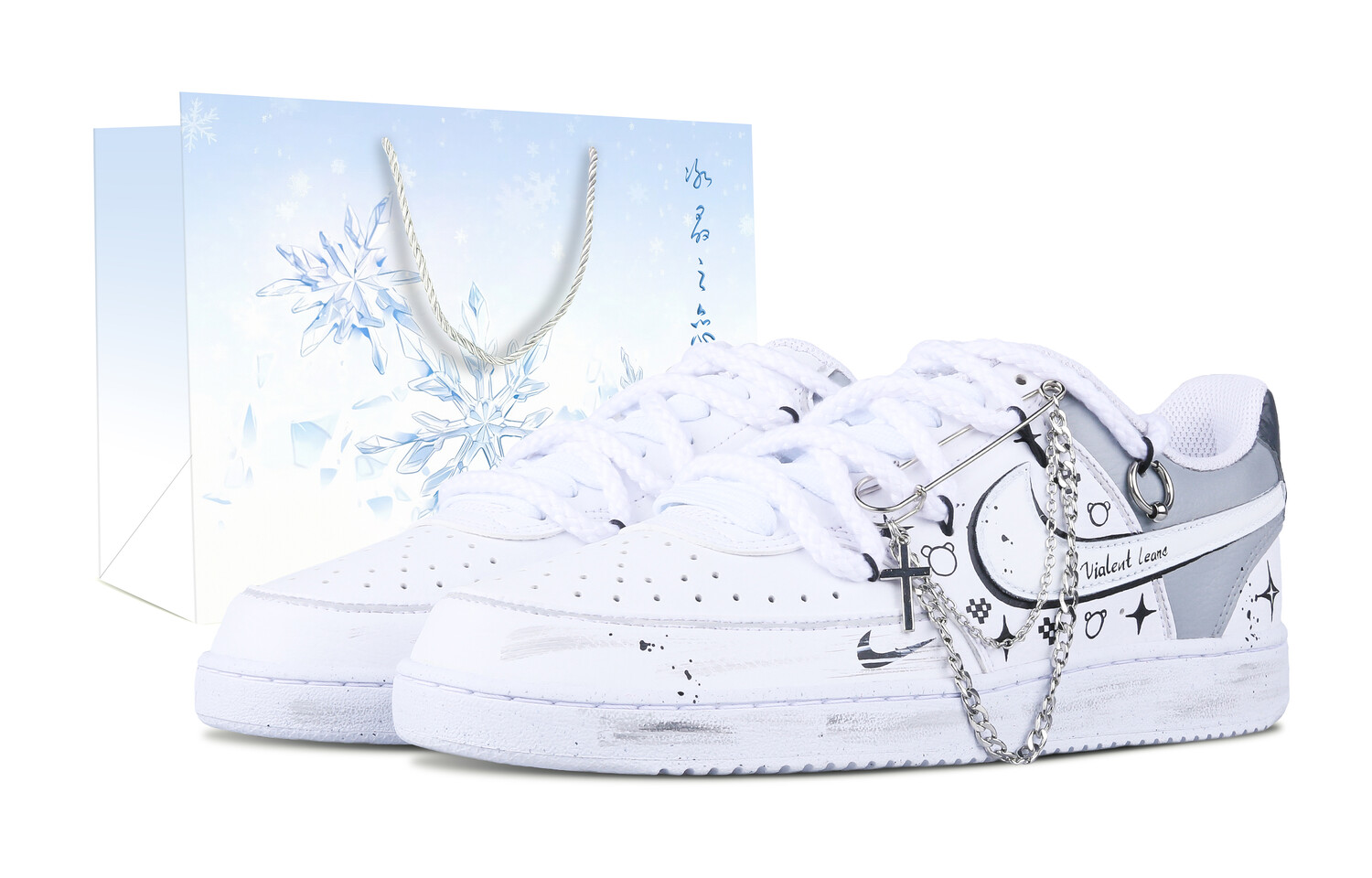 

Мужские кроссовки для скейтбординга Nike Court Vision 1, White