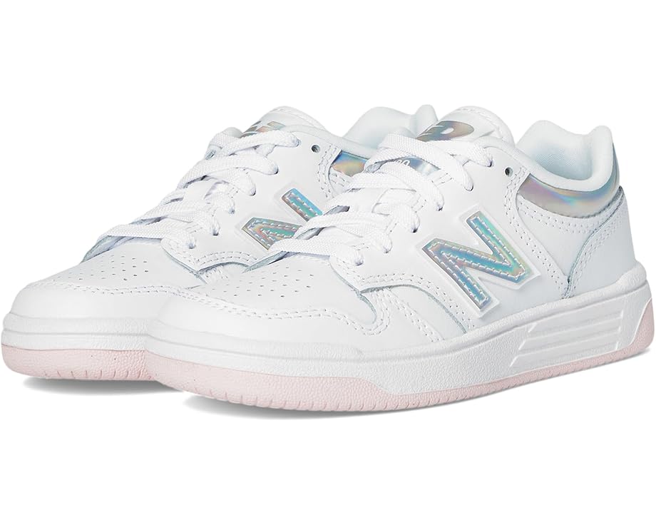 

Кроссовки New Balance Kids B480, цвет White/Rose Sugar