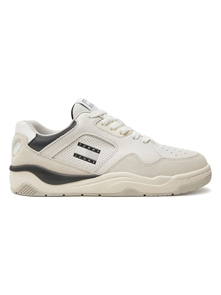 Кожаные кроссовки белого/кремового цвета Tommy Hilfiger Shoes — фото 2