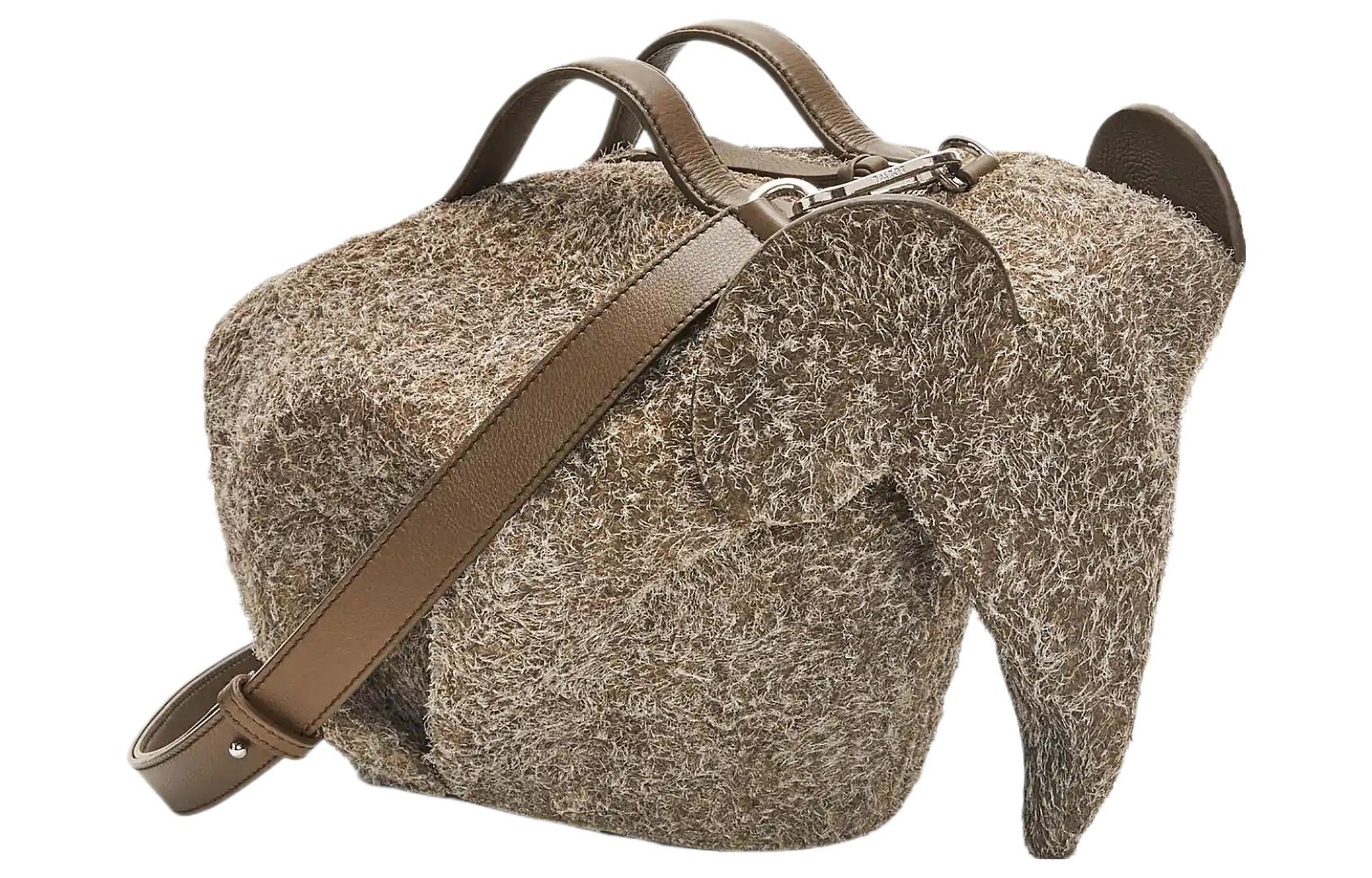 

Сумка через плечо из замши brushed suede, большая, мужская, gray LOEWE