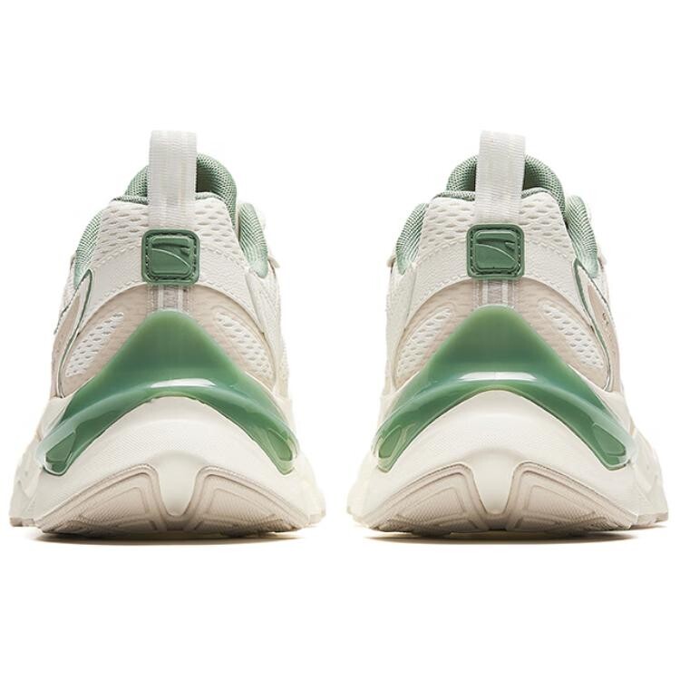 Кроссовки ANTA Lifestyle Shoes Men Low-top, слоновая кость/зеленый — фото 3