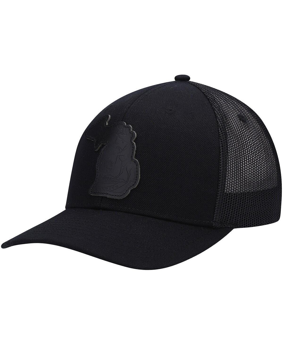 

Мужская кепка Trucker Snapback с нашивкой Michigan Blackout State Local Crowns