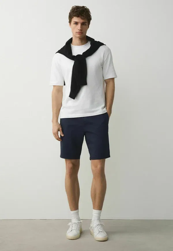 Шорты чинос Next, Skinny fit stretch, цвет чернильно-синий — фото 2