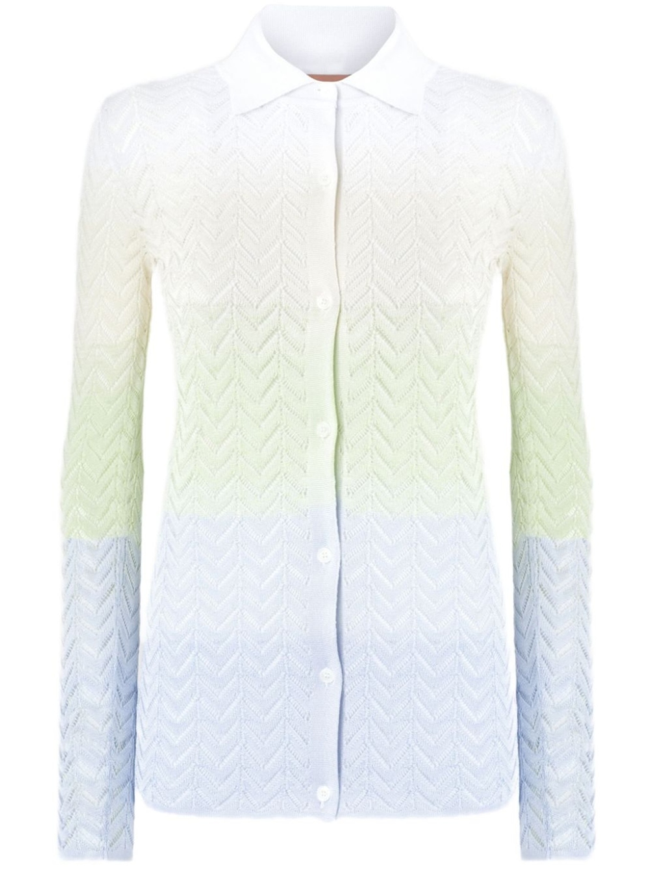 

Missoni кардиган с эффектом градиента, белый