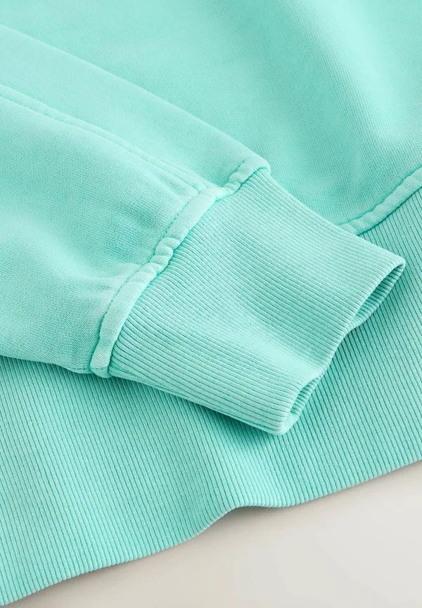 Свитшот с круглым вырезом и эффектом потертости Next, Turquoise/Blue — фото 3