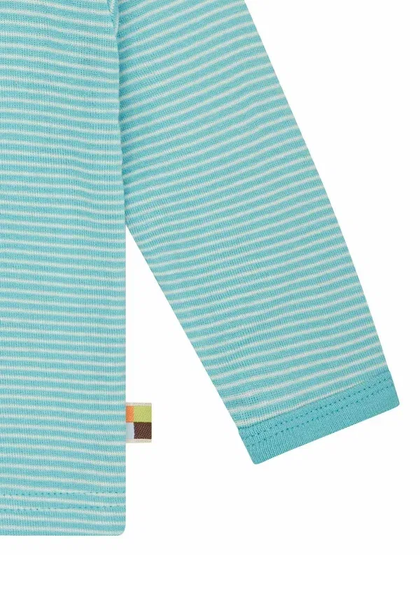 Длинный рукав с тонкими полосками Long Sleeved Top Loud + Proud, голубой — фото 3