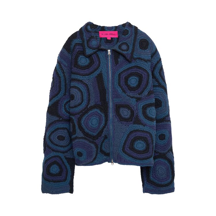 

Куртка The Elder Statesman Crochet Strata Jacket 'Blue/Multicolor', синий