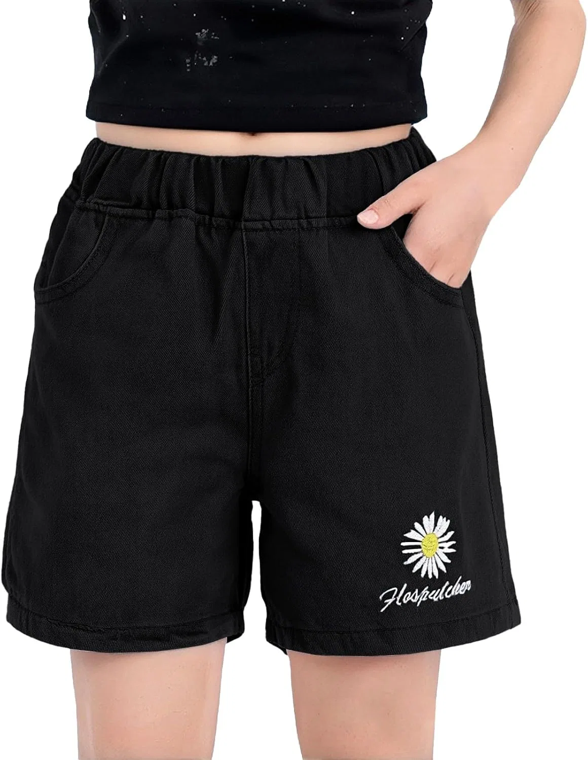 Детские шорты Active Flower, Generic, Black