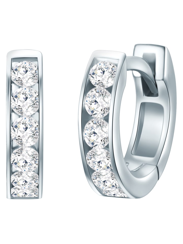 

Trilani Серьги-кольца из стерлингового серебра с цирконами в серебре