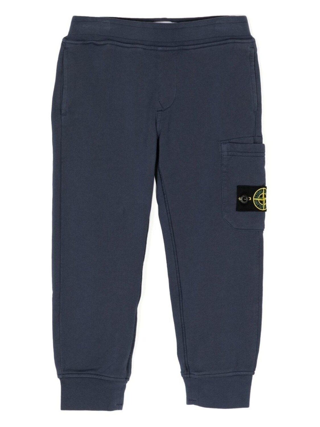 

Stone Island Junior брюки с нашивкой-логотипом, синий